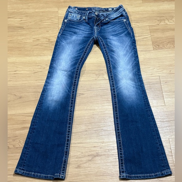 Miss Me Boot Cut JK5946B Girls Jeans Sz.10 - Picture 1 of 7